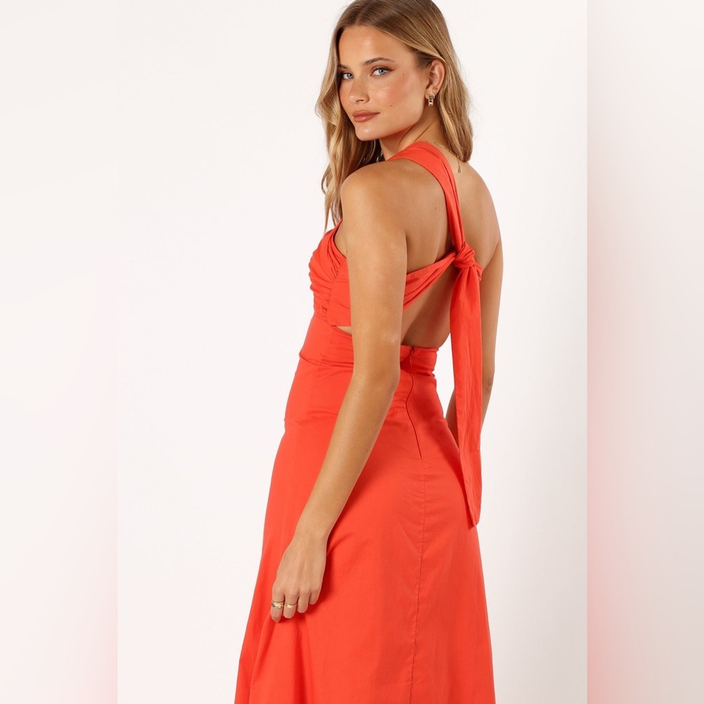 Petal & Pup coral red Maxi Dress NWT - Picture 2 of 4